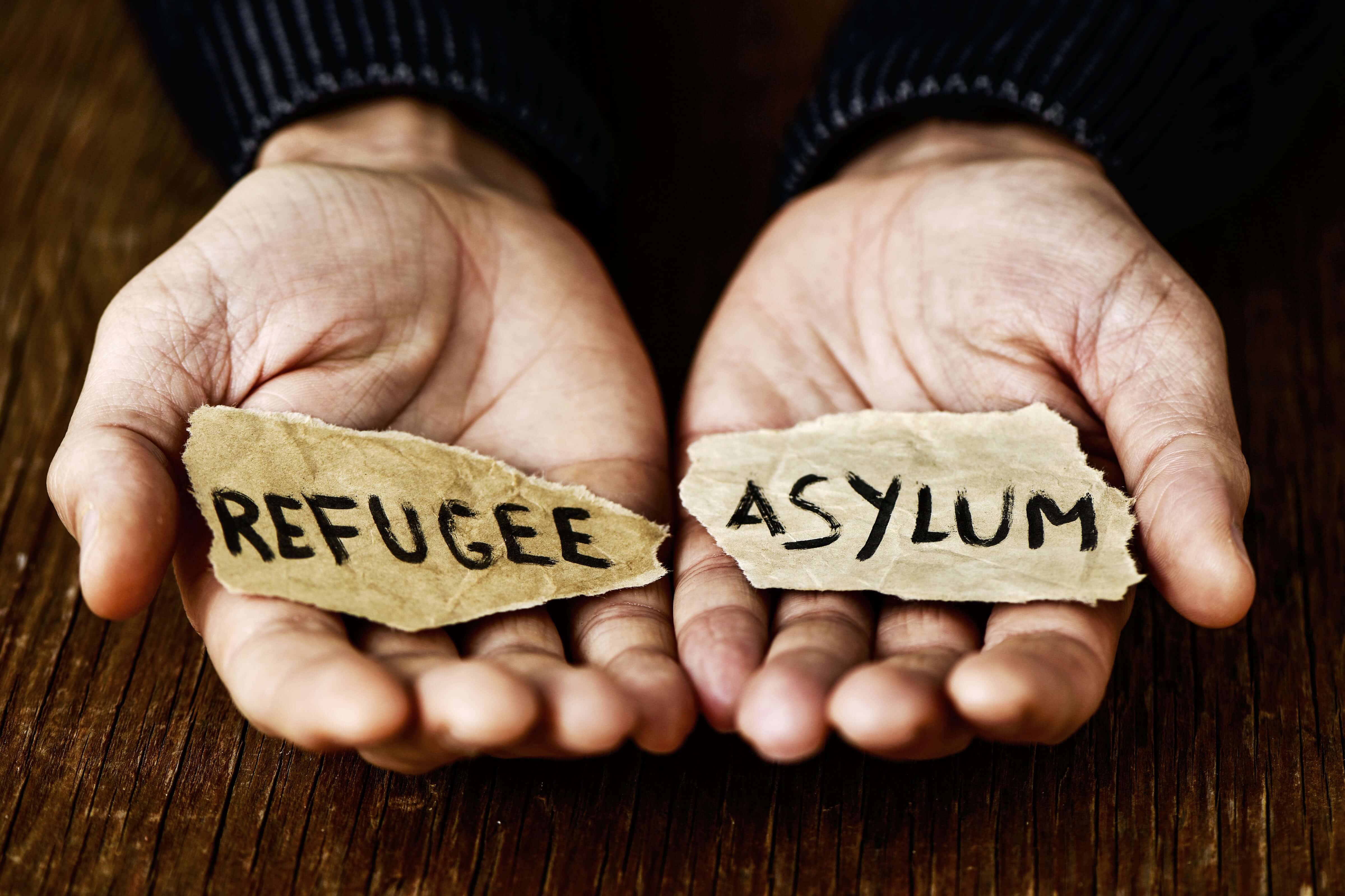 Refugee Asylum hands